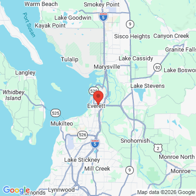 Map to  office in Everett, WA