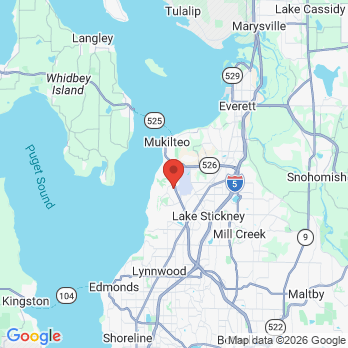Map to Mukilteo Smiles office in Mukilteo, WA