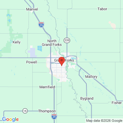 Map to  office in Grand Forks, ND
