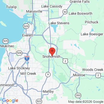 Map to Snohomish Dentistry office in Snohomish, WA