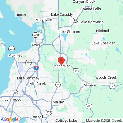 Map to  office in Snohomish, WA