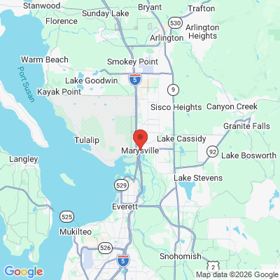 Map to  office in Marysville, WA