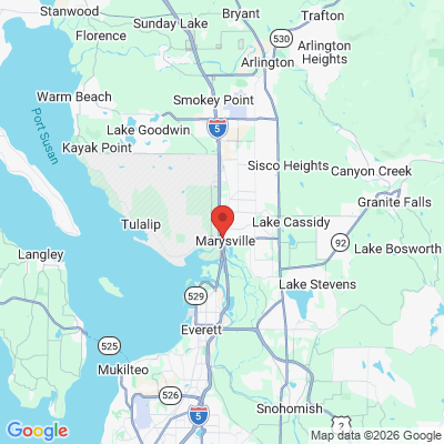 Map to  office in Marysville, WA