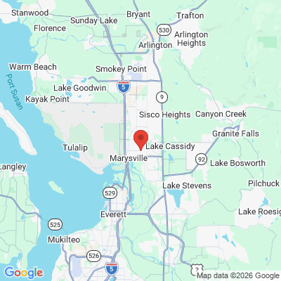 Map to  office in Marysville, WA