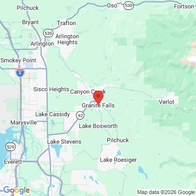 Map to  office in Granite Falls, WA