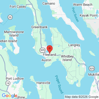 Map to Dr. Brandon Biehler office in Freeland, WA