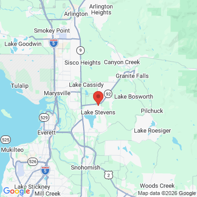 Map to  office in Lake Stevens, WA