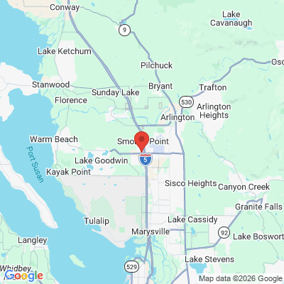 Map to  office in Marysville, WA