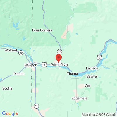 Map to  office in Priest River, ID