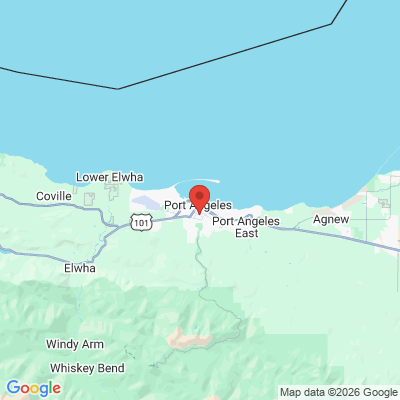 Map to  office in Port Angeles, WA