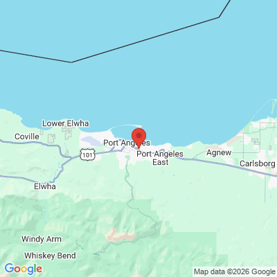 Map to  office in Port Angeles, WA