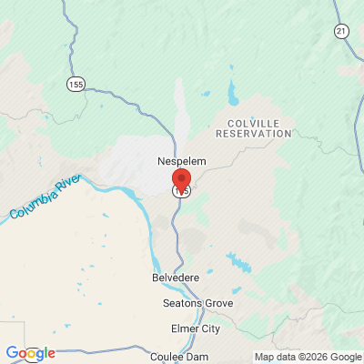 Map to  office in Nespelem, WA