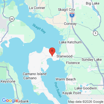 Map to Camano Island Dental Center office in Camano, WA