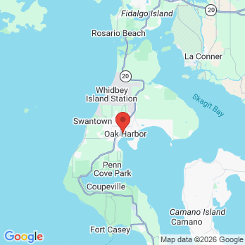 Map to Henry J Vasquez, DDS, LLC office in Oak Harbor, WA