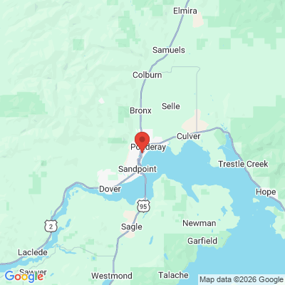 Map to  office in Ponderay, ID