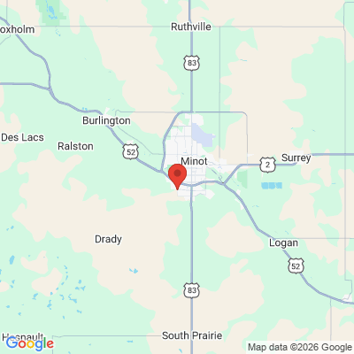 Map to  office in Minot, ND