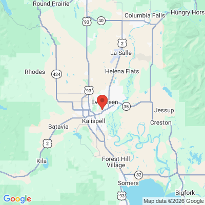Map to  office in Kalispell, MT