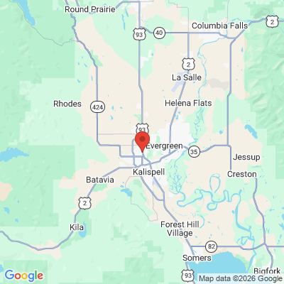 Map to  office in Kalispell, MT