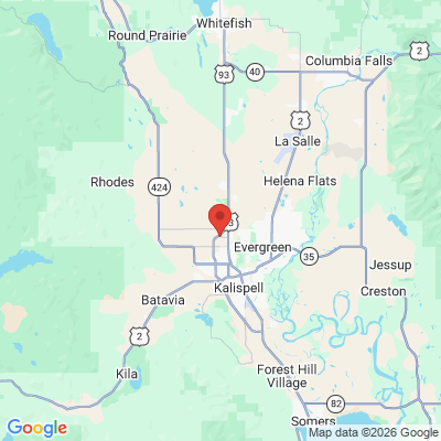Map to  office in Kalispell, MT