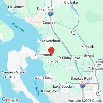 Map to Port Susan Dental Care office in Stanwood, WA