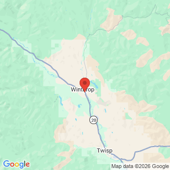 Map to Steven C. Harrop, DDS office in Winthrop, WA