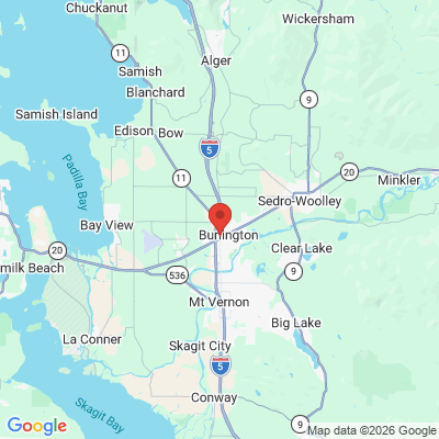 Map to  office in Burlington, WA