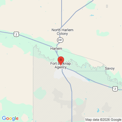 Map to  office in Harlem, MT