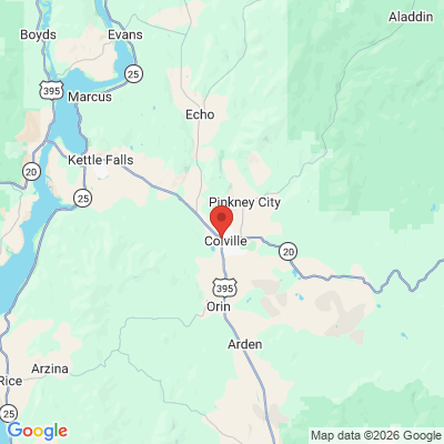 Map to  office in Colville, WA