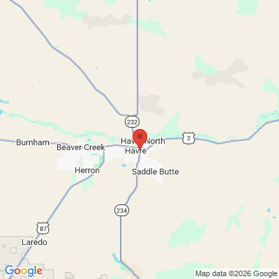 Map to  office in Havre, MT