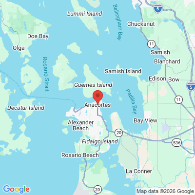 Map to  office in Anacortes, WA