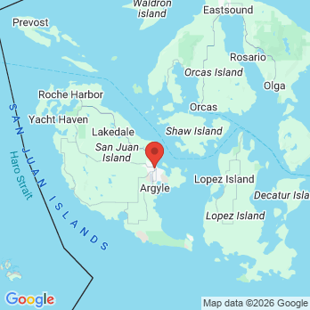 Map to Island Dental LLC office in Friday Harbor, WA