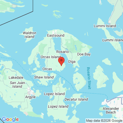 Map to  office in Orcas, WA