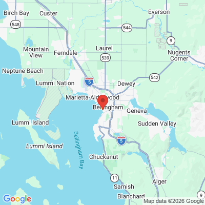 Map to  office in Bellingham, WA