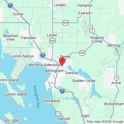 Map to  office in Bellingham, WA