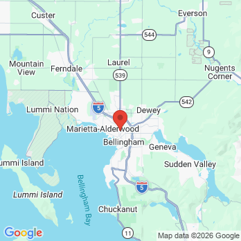 Map to NW Dental and Denture office in Bellingham, WA
