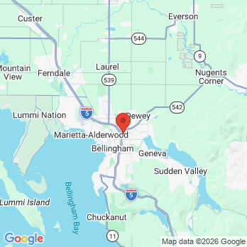 Map to Northside Dental Care office in Bellingham, WA