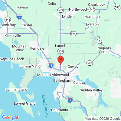 Map to  office in Bellingham, WA