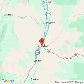 Map to Wahl Dental Co. office in Tonasket, WA