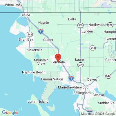 Map to  office in Ferndale, WA