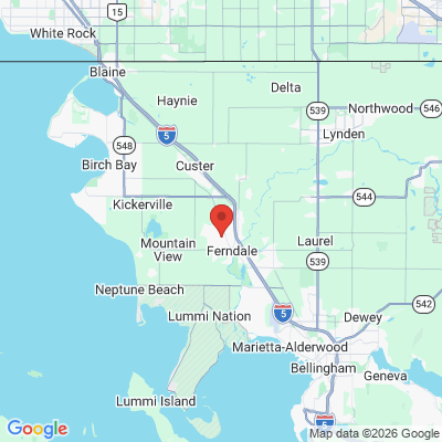 Map to  office in Ferndale, WA