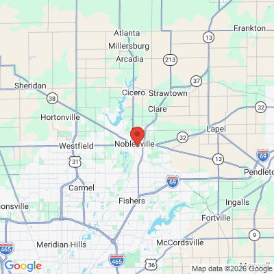 Map to  office in Noblesville, IN
