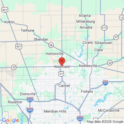 Map to  office in Westfield, IN
