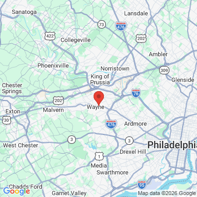 Map to  office in Wayne, PA