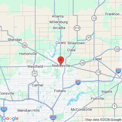 Map to  office in Noblesville, IN