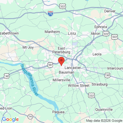 Map to  office in Lancaster, PA