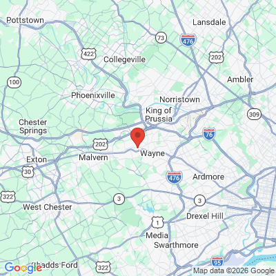 Map to Primary Office office in Devon, PA