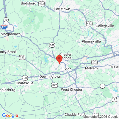 Map to  office in Exton, PA