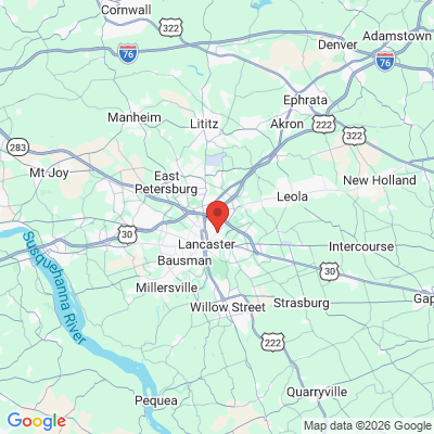 Map to  office in Lancaster, PA