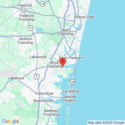 Map to  office in Township Of Brick, NJ