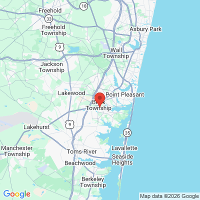 Map to  office in Township Of Brick, NJ